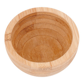 Mini Bol en Bambou Ø8x4,2cm (1 Uté)
