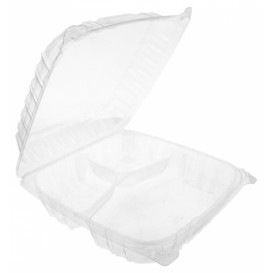 Boîte Couvercle Charnière OPS 3 C. "Clear Seal" 4070ml (200 Utés)