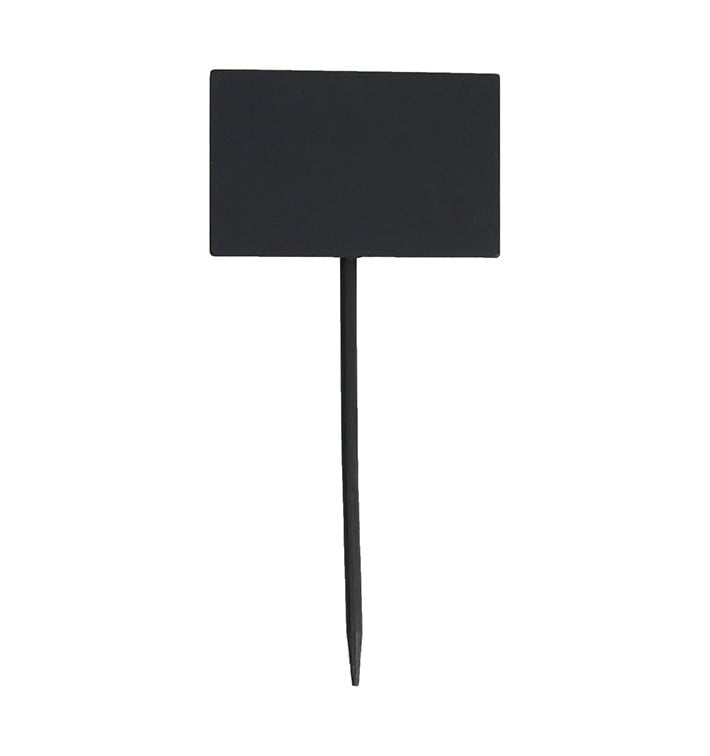 Pique Géant Bambou Ardoise Rectangulaire 8x5,4x18cm (100 Utés) Pique Géant Bambou Ardoise Rectangulaire 8x5,4x18cm (100 Utés)