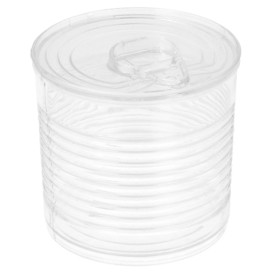 Boîte de Conserve Transparente PS 110ml Ø6x5,7cm (25 Utés)