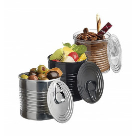 Boîte de Conserve Argenté PS 220ml Ø7,4x7,3cm (20 Utés)