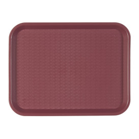 Plateau en Plastique Fast Food Bordeaux 35,5x45,3cm (1 Uté)