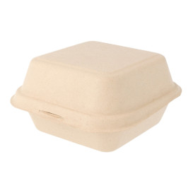 Boîte en Canne à Sucre Naturel 152x152x84mm (50 Utés)