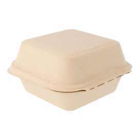 Boîte en Canne à Sucre Naturel 152x152x84mm (50 Utés)