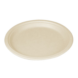 Assiette en Canne à Sucre Naturel Ø300mm (200 Utés)