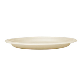 Assiette en Canne à Sucre Naturel Ø300mm (200 Utés)