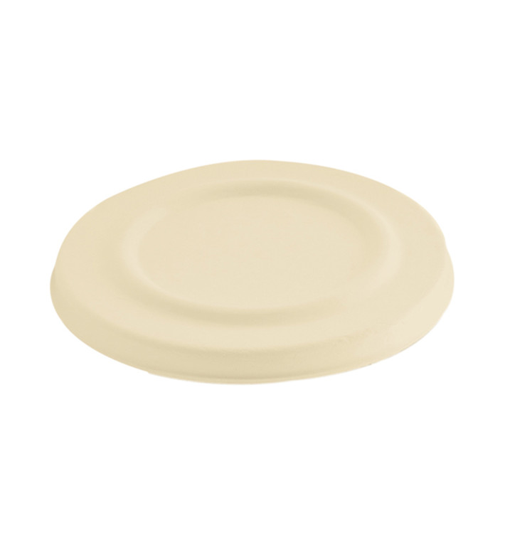 Couvercle en Canne à Sucre Naturel pour pot 425ml Ø95mm (50 Utés) Couvercle en Canne à Sucre Naturel pour pot 425ml Ø95mm (50 Utés)