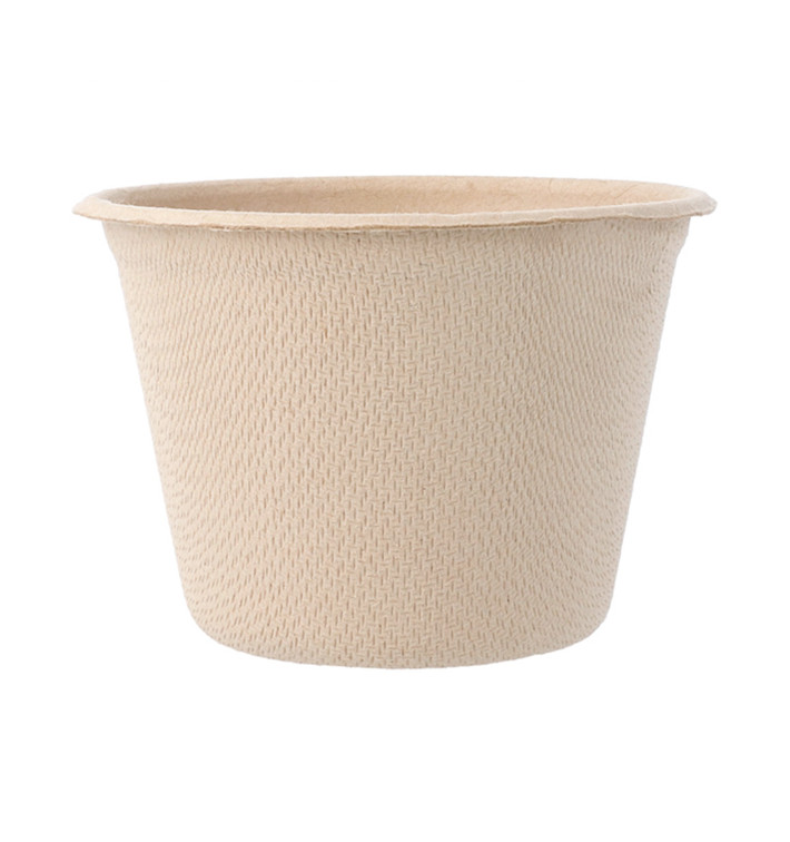 Pot Bio en Canne à Sucre Naturel 140ml (50 Utés) Pot Bio en Canne à Sucre Naturel 140ml (50 Utés)