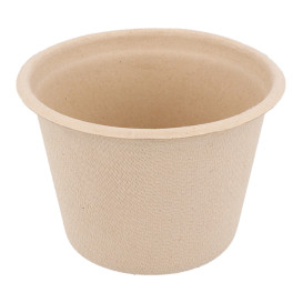 Pot Bio en Canne à Sucre Naturel 140ml (50 Utés)