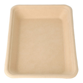 Barquette en Canne à Sucre Naturel 196x147x27mml (50 Utés)
