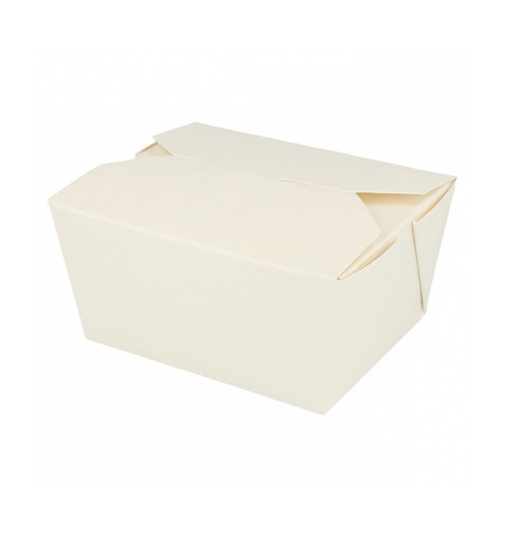 Boîte Carton Américaine Blanc 11,3x9x6,4cm 780ml (50 Utés) Boîte Carton Américaine Blanc 11,3x9x6,4cm 780ml (50 Utés)
