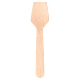 Petite Cuillère en Bois pour Glace 70mm (100 Unités)