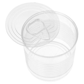 Boîte de Conserve Transparente PS 220ml Ø7,4x7cm (20 Utés)