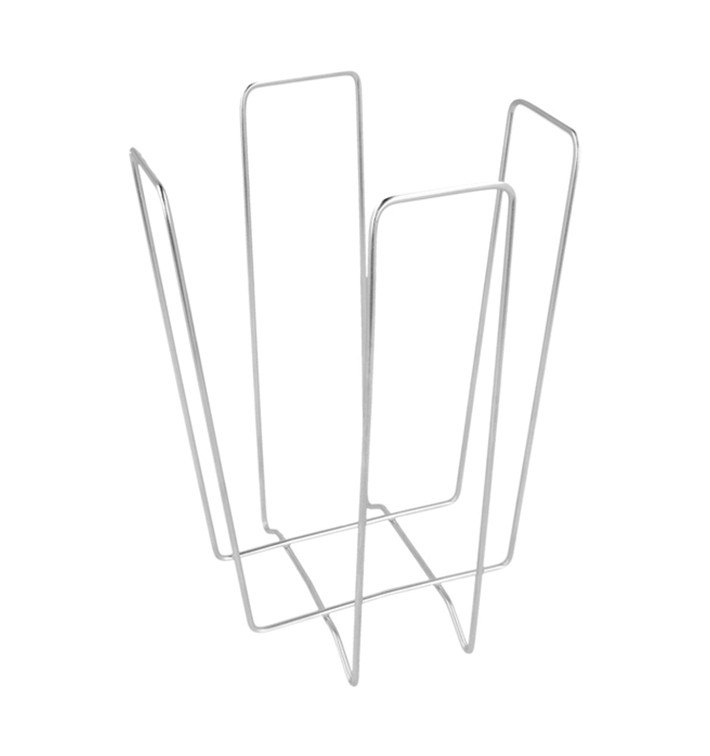 Porte-serviettes en Fil Metallique18x18x19,4cm (1 Uté) Porte-serviettes en Fil Metallique18x18x19,4cm (1 Uté)