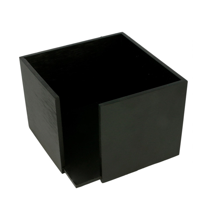 Porte-serviettes Cocktail Bambou Noir 13,5x13,5x10cm (1 Uté) Porte-serviettes Cocktail Bambou Noir 13,5x13,5x10cm (1 Uté)