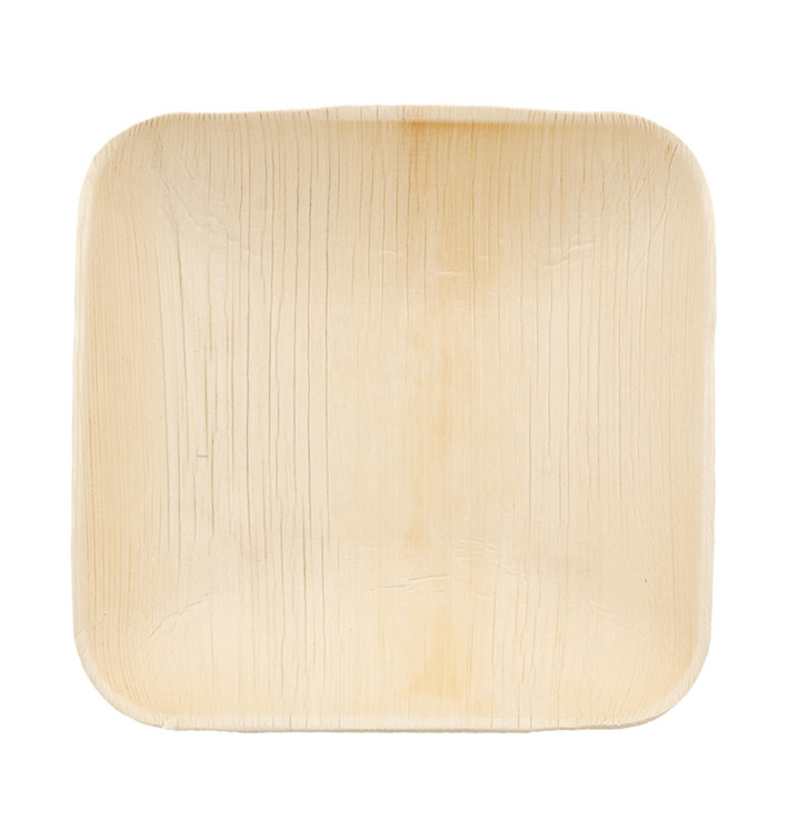 Bol en Feuilles de Palmier 20x20x4cm (25 Unités) Bol en Feuilles de Palmier 20x20x4cm (25 Unités)