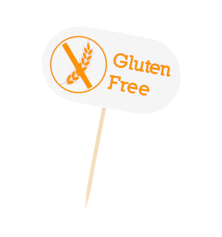 Pique Marqueur Gluten Free 8 cm (2000 Utés) Pique Marqueur Gluten Free 8 cm (2000 Utés)