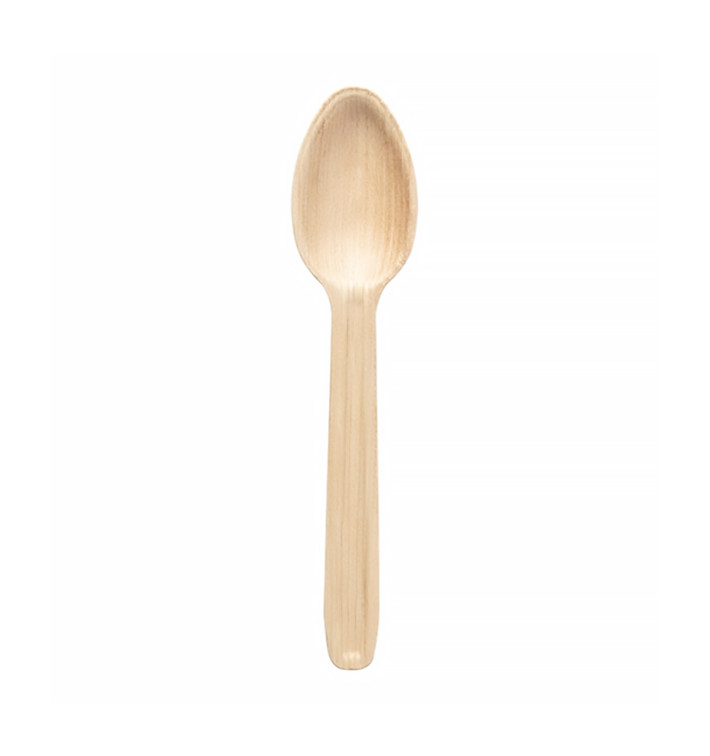 Cuillère Feuille de palmier Dégustation 17 cm (25 Utés) Cuillère Feuille de palmier Dégustation 17 cm (25 Utés)