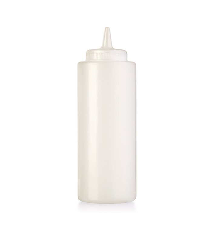 Bouteille pour Sauces Plastique Translucide 360ml (6 Utés) Bouteille pour Sauces Plastique Translucide 360ml (6 Utés)
