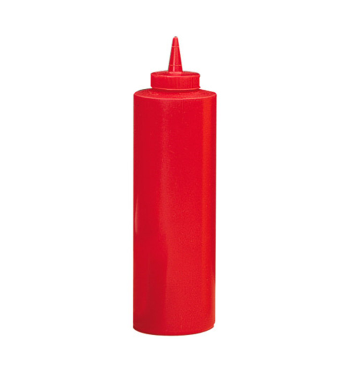 Bouteille pour Sauces Plastique Rouge 720ml (6 Utés) Bouteille pour Sauces Plastique Rouge 720ml (6 Utés)