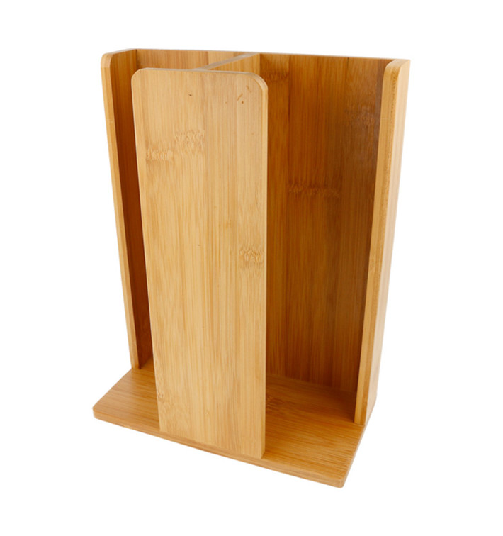 Organisateur Gobelet, Couvercle Bambou 23x12x30cm (8 Utés) Organisateur Gobelet, Couvercle Bambou 23x12x30cm (8 Utés)