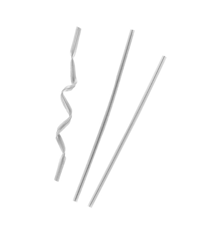Attache Lien Metal Argenté 9,5cm (100 Utés) Attache Lien Metal Argenté 9,5cm (100 Utés)