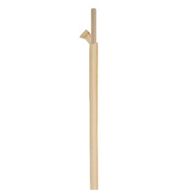 Paille Papier Noir Emballée Kraft Ø8mm 20cm (3.000 Utés)