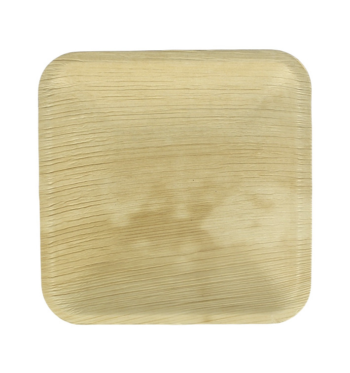 Assiette carrée en Feuilles de Palmier 15x15cm (200 Unités) Assiette carrée en Feuilles de Palmier 15x15cm (200 Unités)