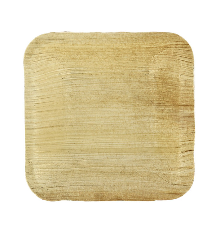 Assiette carrée mini Feuilles de Palmier 7,7x7,7cm (25 Unités) Assiette carrée mini Feuilles de Palmier 7,7x7,7cm (25 Unités)