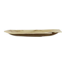 Assiette Feuilles de Palmier avec Support 21x21x1,5cm (25 Unités)