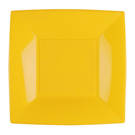 Assiette Plastique Réutilisable Plate Mangue PP 230mm (25 Utés)