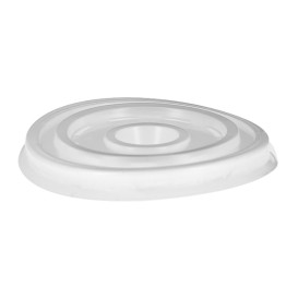 Couvercle Gobelet Plastique Diamant et Carton 6Oz Ø7,4cm (100 Utés)