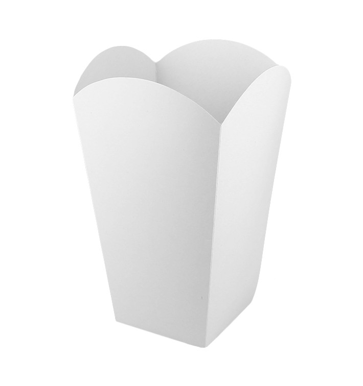 Etuis à Pop-Corn Grand Blanc 150g 8,7x13x20,3cm (25 Unités) Etuis à Pop-Corn Grand Blanc 150g 8,7x13x20,3cm (25 Unités)