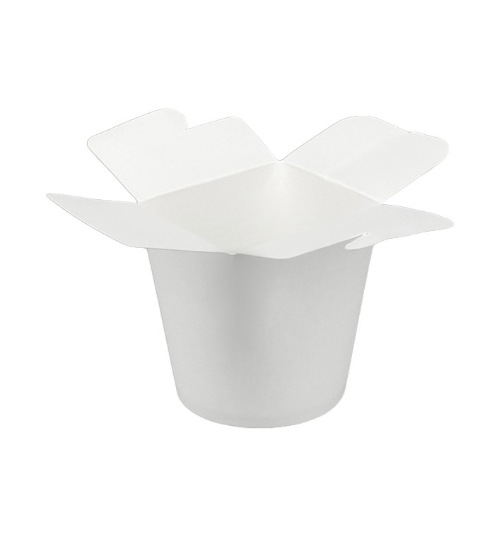 Boîte à Repas 100% ECO Blanc 16Oz/480ml (50 Utés) Boîte à Repas 100% ECO Blanc 16Oz/480ml (50 Utés)