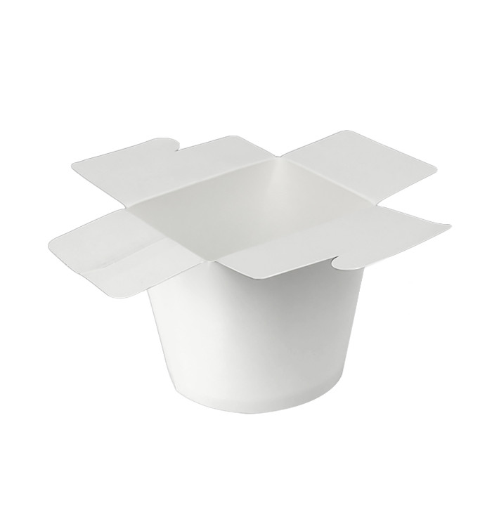 Boîte à Repas 100% ECO Blanc 26Oz/780ml (500 Utés) Boîte à Repas 100% ECO Blanc 26Oz/780ml (500 Utés)