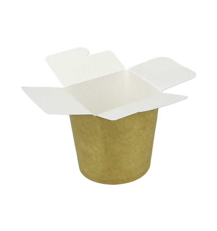 Boîte à Repas 100% ECO Effet Kraft 16Oz/480ml (50 Utés) Boîte à Repas 100% ECO Effet Kraft 16Oz/480ml (50 Utés)