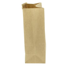 Sac SOS Kraft avec fermeture et fenêtre 20+8x23cm (50 Utés)