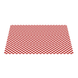Papier Ingraissable Rouge 28x33cm (1000 Utés)