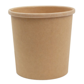 Pot en carton kraft 16Oz/450ml (500 Utés)