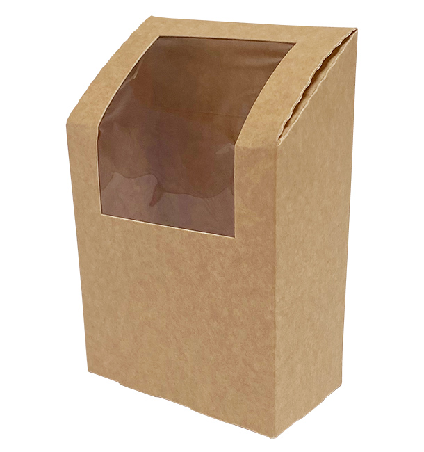 Boite carton kraft alimentaire type nuggets – taille S