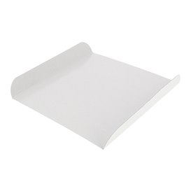 Emballage blanc pour gaufre 15x13x2 cm (100 Utés)