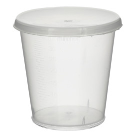 Couvercle Gobelet Gradué PP Transp. 35ml Ø4,5 cm (250 Utés)
