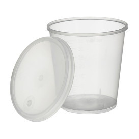 Couvercle Gobelet Gradué PP Transp. 35ml Ø4,5 cm (2000 Utés)