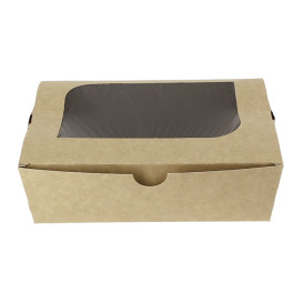 Boîte Carton avec Fenêtre 18x12,7x5,5cm 1000ml  (175 Utés)