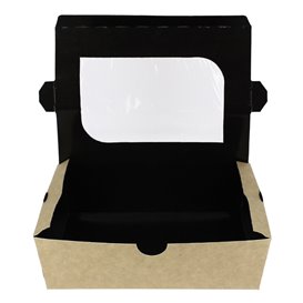 Boîte Carton avec Fenêtre 18x12,7x5,5cm 1000ml (175 Utés)