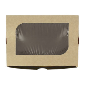 Boîte Carton avec Fenêtre 18x12,7x5,5cm 1000ml  (175 Utés)