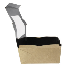 Boîte Carton avec Fenêtre 18x12,7x5,5cm 1000ml (25 Utés)