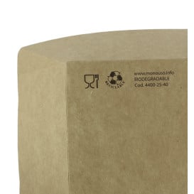 Barquette Carton 350ml Kraft 10,6x7,3x4,5 cm (25 Utés)