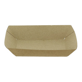 Barquette Carton Kraft-Kraft 11,0x7,0x3,5cm 300ml (1000 Utés)