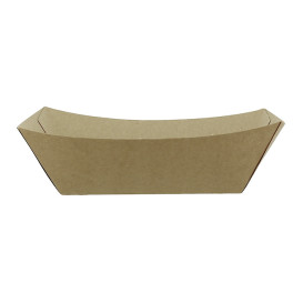 Barquette Carton Kraft-Kraft 12,2x8,0x5,5cm 525ml (25 Utés)